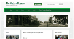 Desktop Screenshot of historymuseumeot.com