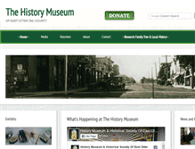 Tablet Screenshot of historymuseumeot.com