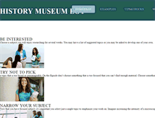 Tablet Screenshot of historymuseumeot.org